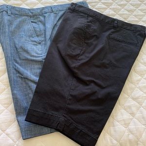 Two pairs of Gap Bermuda Shorts